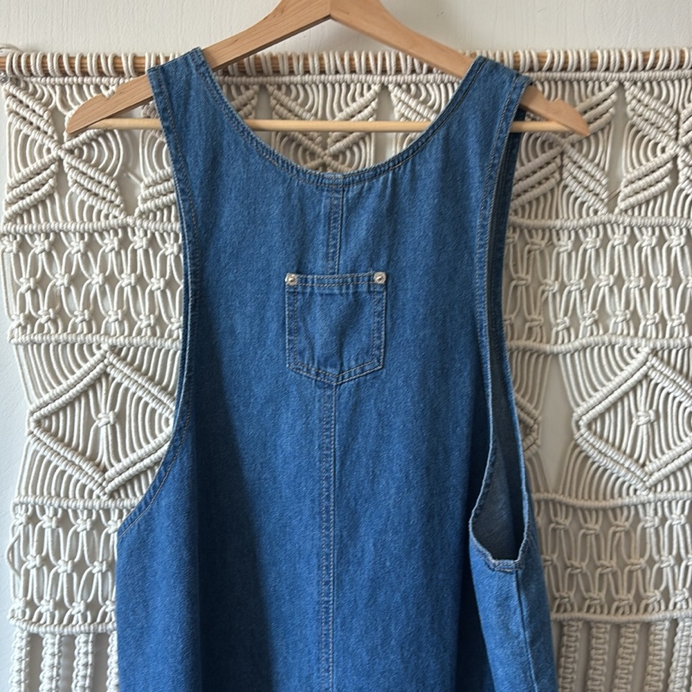 Vintage denim jumper maxi length size 16W - Picture 4 of 6